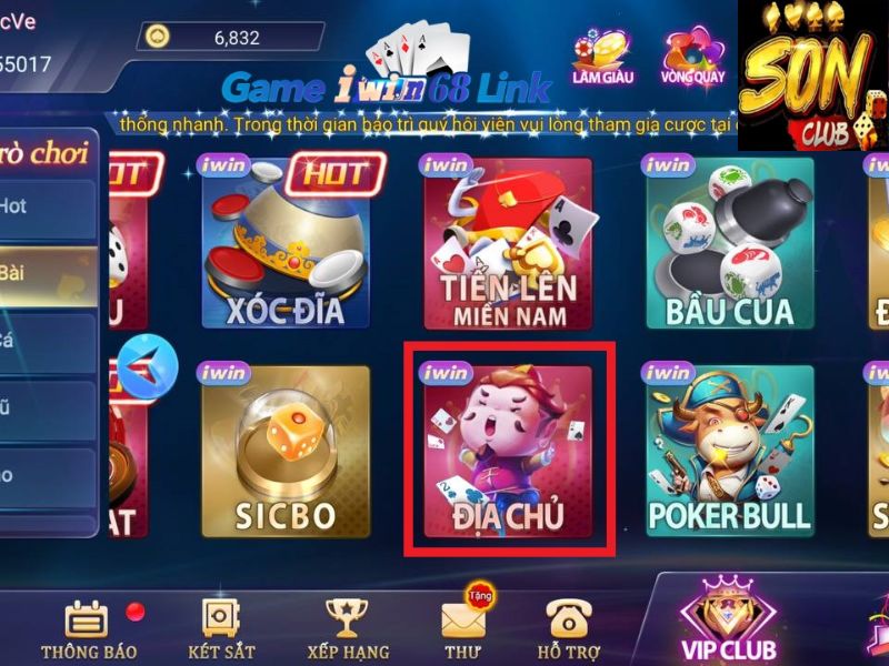 Game địa chủ Sonclub là một trong những trò chơi bài đổi thưởng hấp dẫn có nguồn gốc từ Trung Quốc