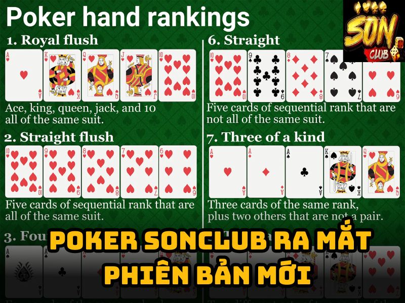 Poker Sonclub ra mắt phiên bản mới với tính năng độc quyền